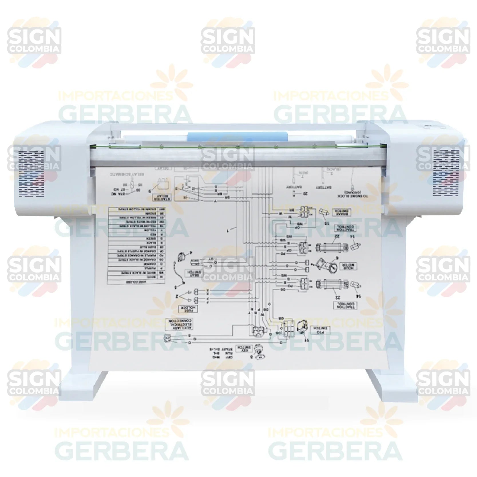 Plotter Térmico CAD Para Ingeniería (88cm ancho) - SIGN COLOMBIA Plotter de corte